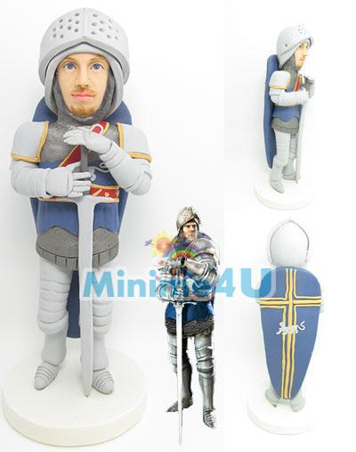 personalized knight figure