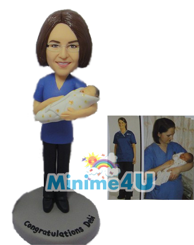 professional midwife figurine template