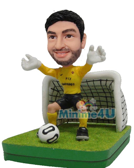 Goal keeper figurine template